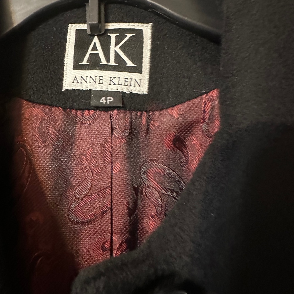 Anne Klein 100% wool coat